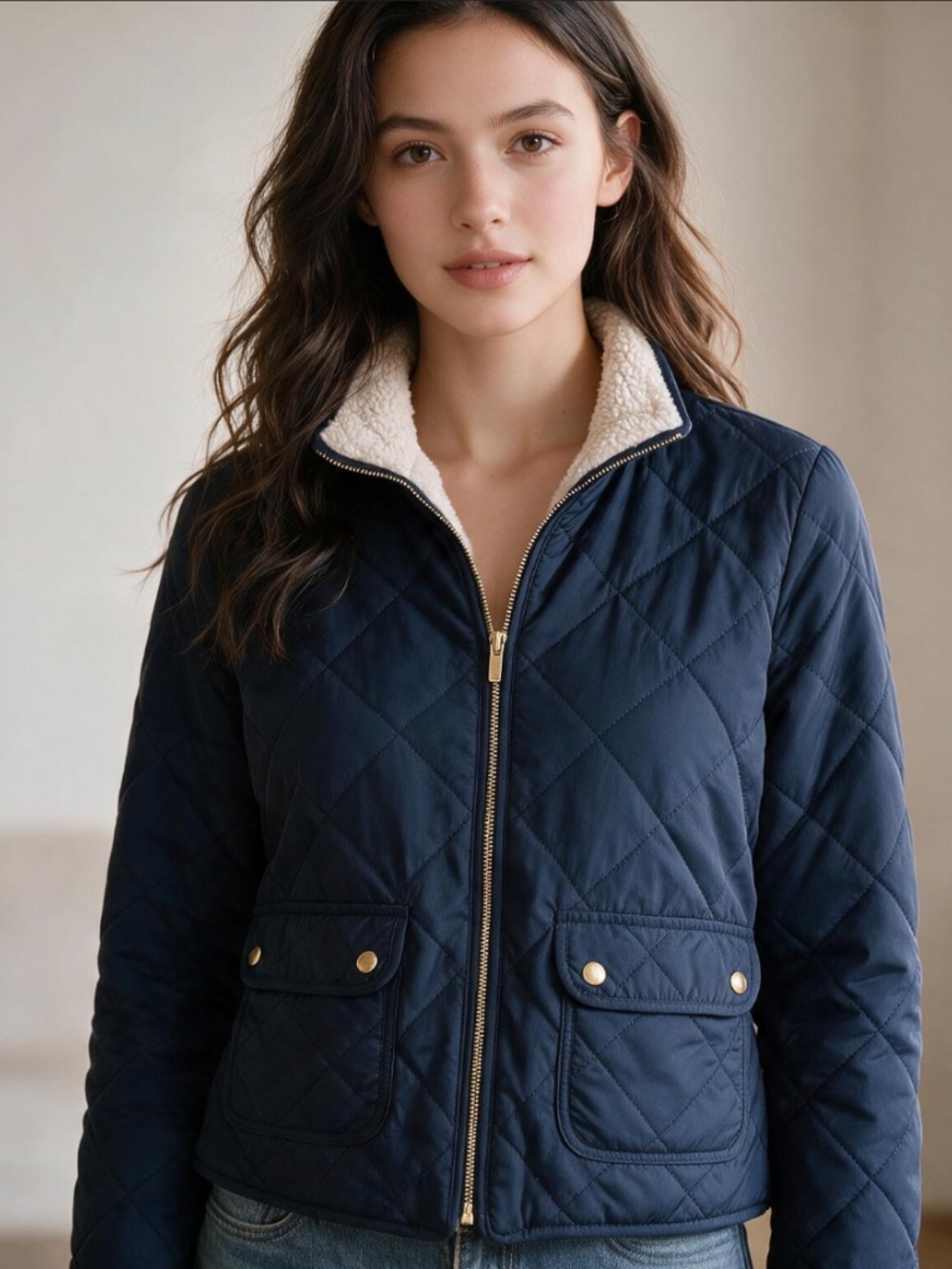 Love Tree Quilted Coat